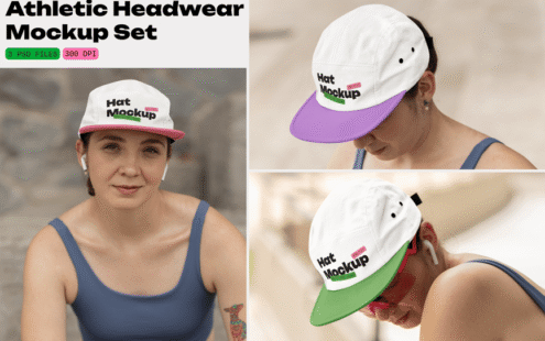 运动头饰样机套装