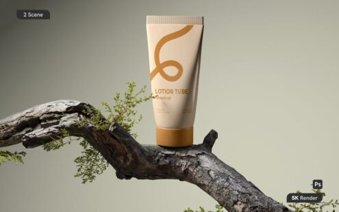 化妆品软管模型