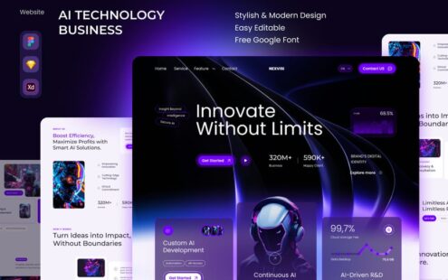 NexVisi – 人工智能技术商业网站