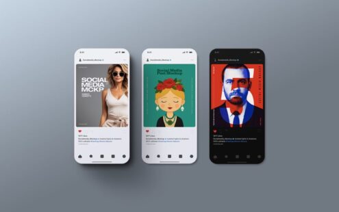 Instagram帖子模型——社交媒体应用界面
