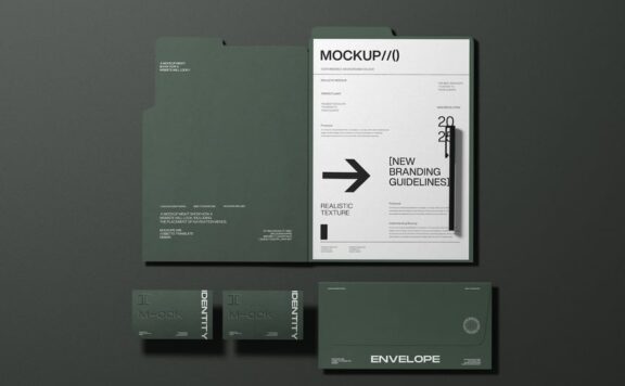 企业文具品牌设计样机套装