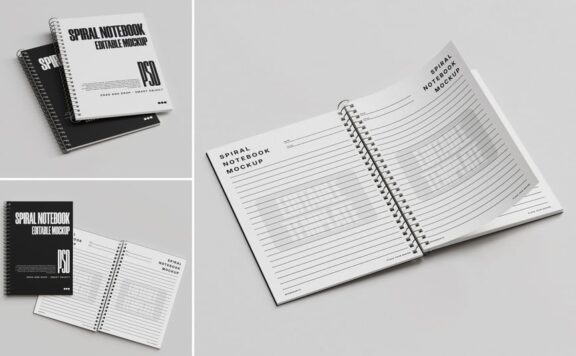 螺旋笔记本模型