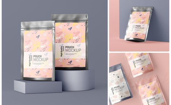 自立袋包装模型