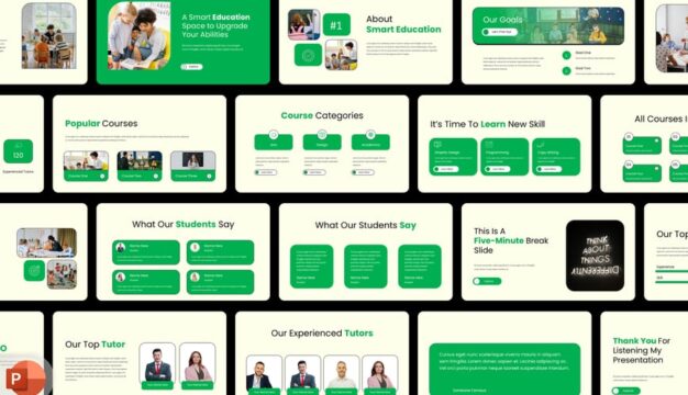 教育类 PowerPoint 演示文稿模板