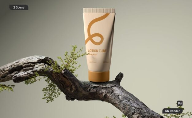 化妆品软管模型