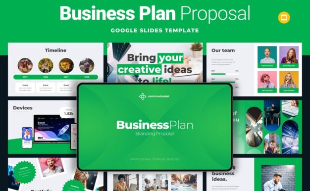 商业计划书品牌提案（谷歌幻灯片）