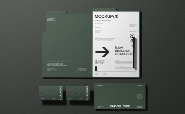 企业文具品牌设计样机套装