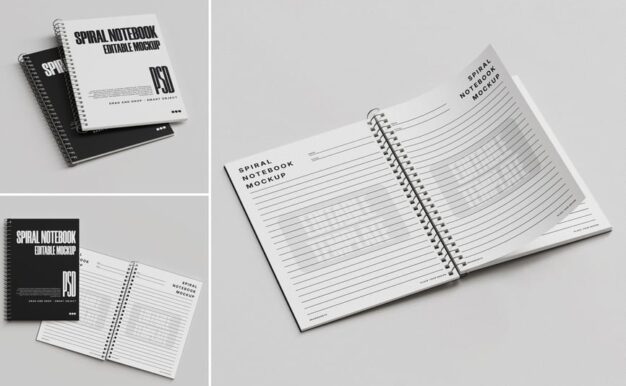 螺旋笔记本模型