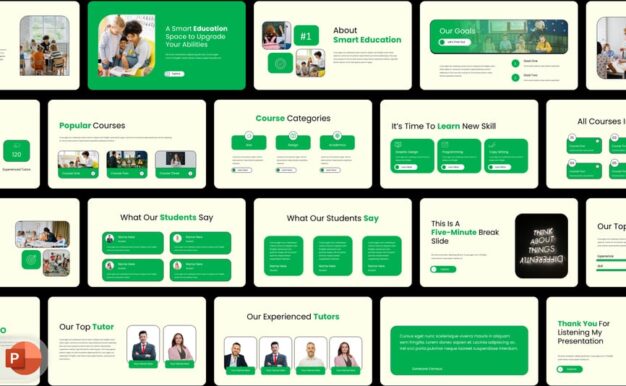 教育类 PowerPoint 演示文稿模板